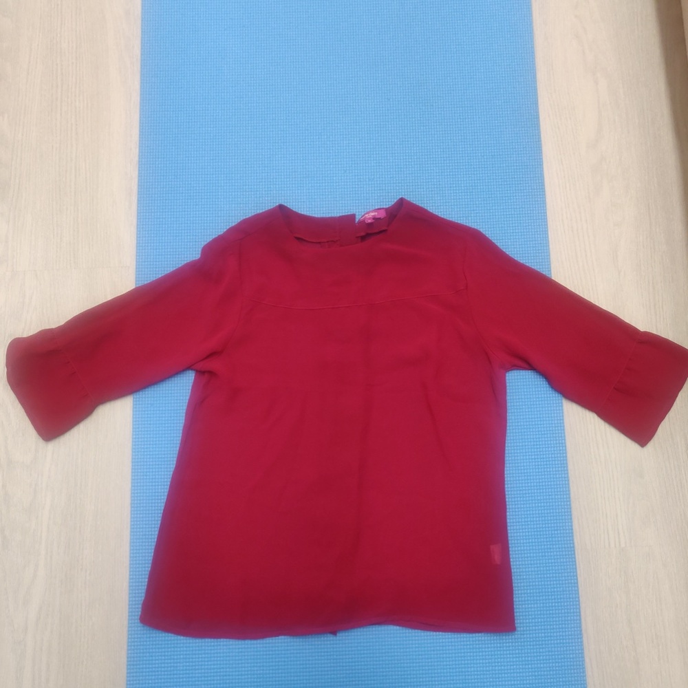 Red Formal Top Medium Size